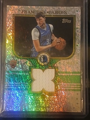2025-26 Topps Franchise Fabrics Cooper Flagg Rookie Patch Green Foil /99 #FF-CF