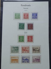 Occupied Territories WW II Channel Islands Guernsey + Jersey Complete MNH #IJ403