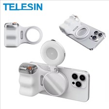 TELESIN Magnetic Phone Camera Shoot Hand Grip Phone Holder Remote Control Handle