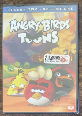 NEW SEALED Angry Birds Toons Second Season Two Volume 1 DVD Set N4347