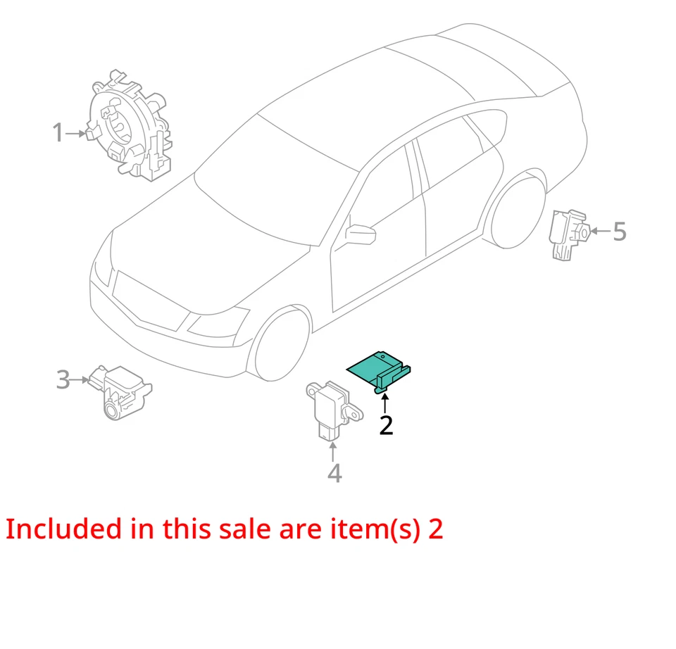 Chassis ECM Center Console Hybrid Fits 14-16 INFINITI Q70 2641928 - Image 3 of 4