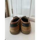 Sebago Docksides Men’s Tan Brown Boat Shoes Loafers Sz 12 Green Accent  — photo 3
