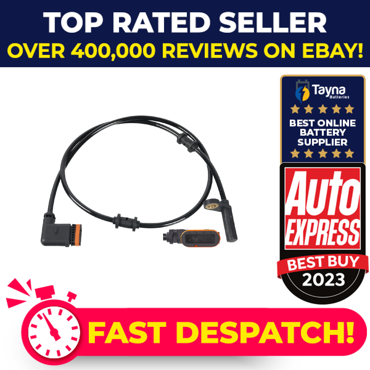 ABS Sensor fits MERCEDES SLK200 R172 2.0 Rear Left 2015 on M274.920 Wheel Speed