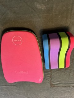 Zone 3 Multicoloured Swimming Kit Bundle Kickboard Pool Buoy Great Condition
