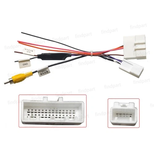 Car Rearview Back up Camera Reverse Video Adapter for Subaru 2015~24 Retain OEM