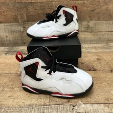 Jordan True Flight Sneakers 343797-160 White/Varsity Red Size 9 C Toddler Boys