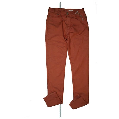 Please Damen super stretch slim skinny Jeans Hose Gr.L W32 L34 Terracotta Neu - Bild 1 von 4
