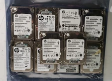 LOT OF 10 Mixed Brands 450GB 10K SAS 2.5" HDD Hard Disk Drive