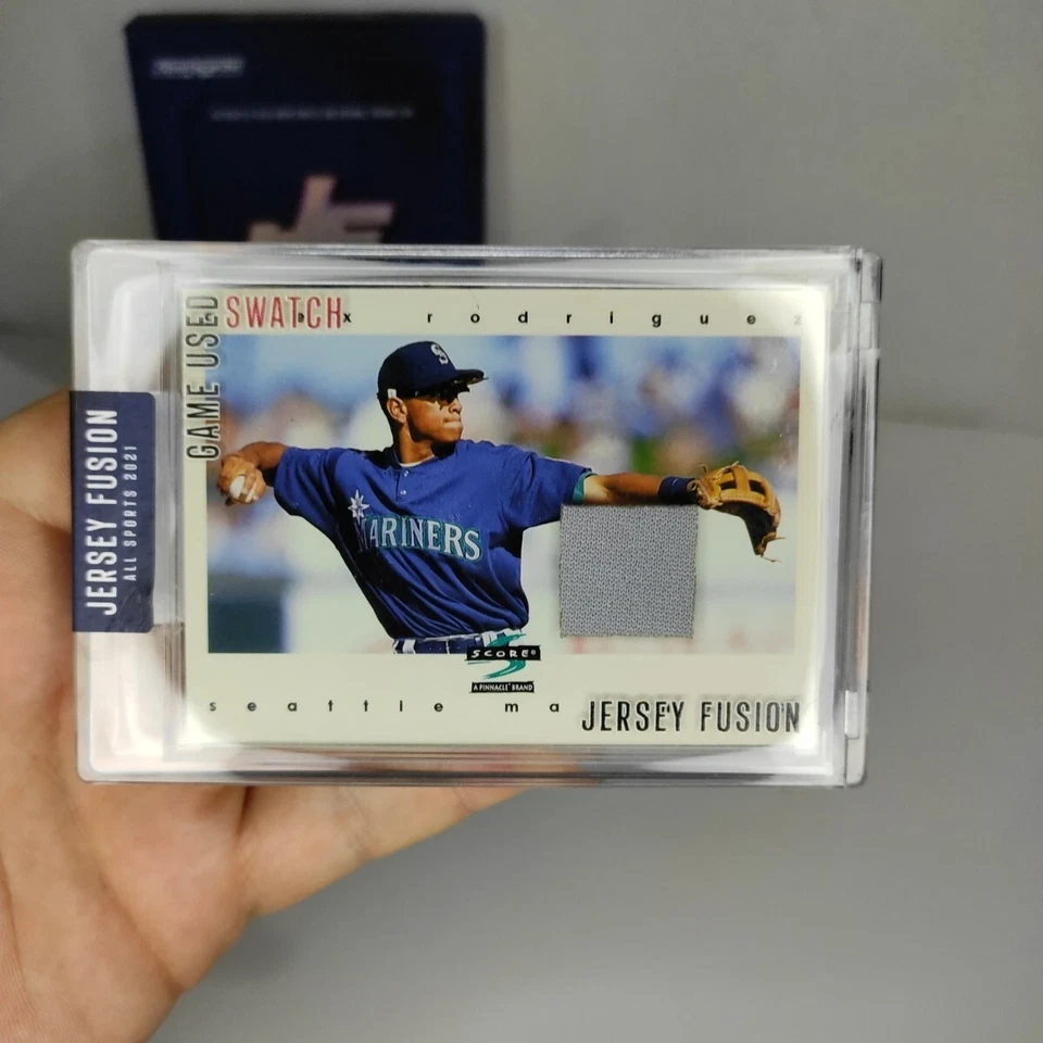 Jersey Fusion Baseball Alex Rodriguez Game Used Patch Swatch Seattle Mariners - Image 2 of 4