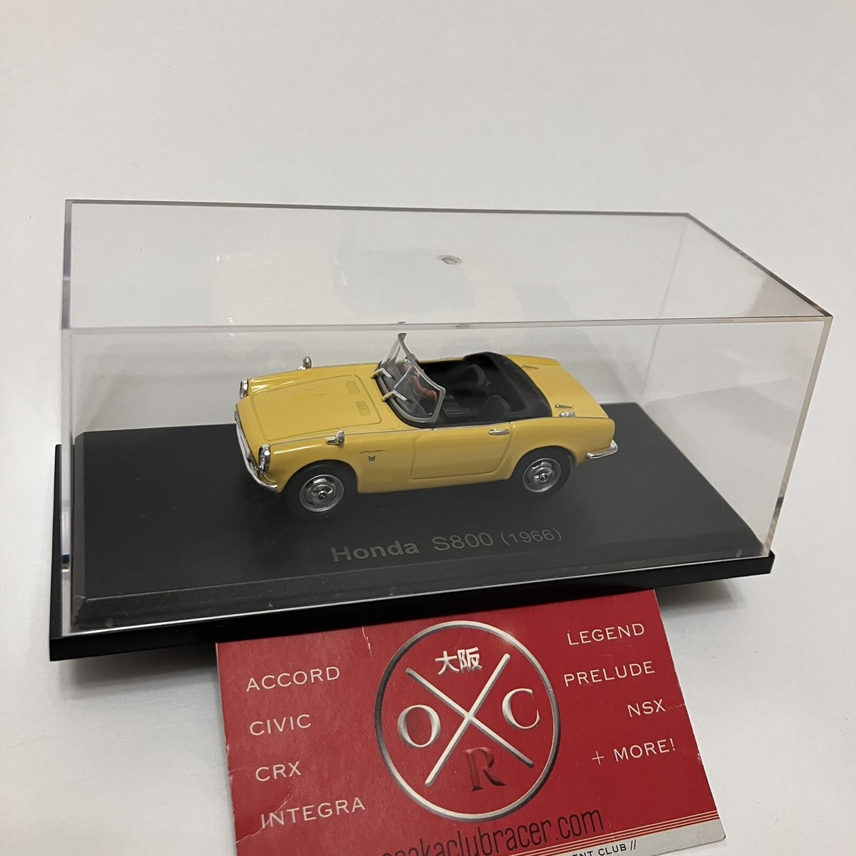 1:43 Honda S800 Convertible JDM Rare Diecast Toy Car Hachette