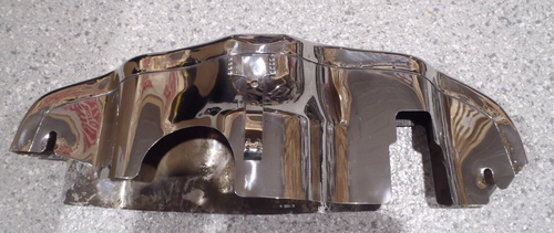 E63 C2 Corvette SBC Top Ignition Shield--Original GM #1819729--Prof. Polished - Picture 6 of 13