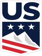 USA Ski Snowboard Vinyl Decal Sticker Car Truck Bumper Mug