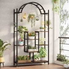 Blumenständer hoch Blumenregal Balkon Pflanzenständer XXL Pflanzenregal Outdoor