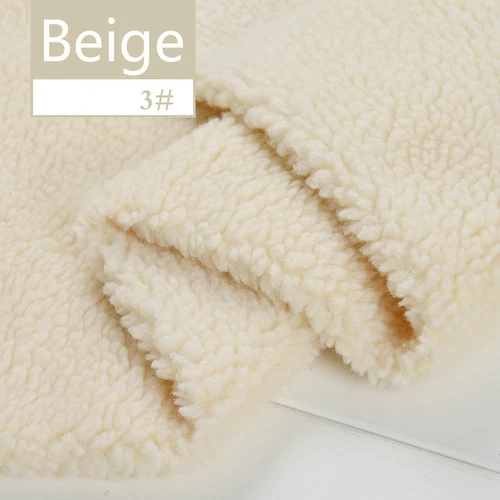 Thicken Sherpa Fleece Faux Lambwool Fabric Berber Fur Lining Sewing Crafts Cloth - Picture 10 of 20