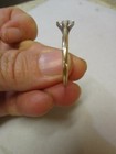 14K Yellow Gold 1/4 CTW Diamond Engagement Ring Size 10.75 R13 — photo 6