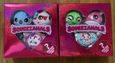 Li/'l Sweetheart 3 Squeezamals Micro Stuffed Animals by BH Teddy Bear Co for sale online