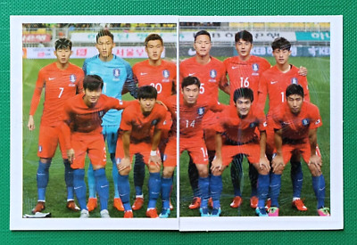 2022 SC Qatar World Cup FIFA #180-181 SOUTH KOREA SOCCER TEAM Sticker