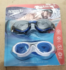 Speedo Triple Goggle 2 Pack. Adults.