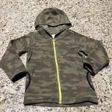 Carter  s Size 7 Camo Fleece Zip Hoodie Boys
