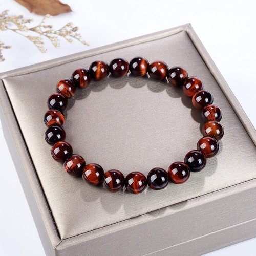 8mm Healing Stone Beaded Bracelets Women Men Gemstones Crystal Beaded Bracelets - Picture 5 of 24