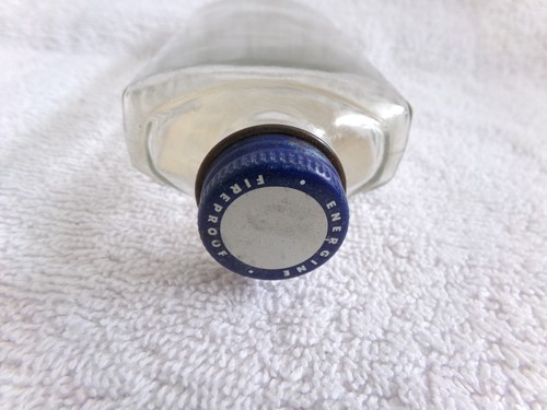 Vintage Energine Cleaning Fluid Bottle & Thrill Furniture Wax bottle with labels - Picture 10 of 21