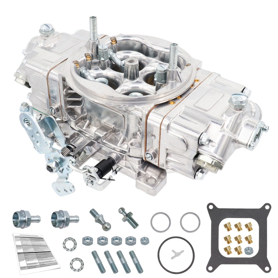 850CFM 4 Barrel Performance Race Carburetor Double Pumper Mechanical BR ...