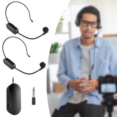 Headset-Mikrofon und Handheld 2-in-1-PA 2,4 G für 2 microphones