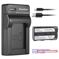 Kastar Battery Slim USB Charger for BP-911 BP-915 Canon G1500 G2000 GL1 GL-1 GL2