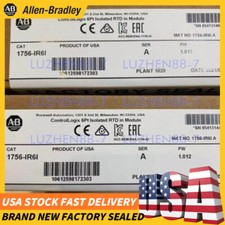 New Sealed Allen Bradley 1756-IR6I / A ControlLogix 6 Pt Isolated RTD In Module