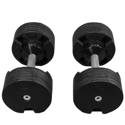 Vlex Original Adjustable Dumbbells, Sold as Pair (Set of 2)   up to 20 kg/45 lbs