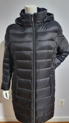 NEW MICHAEL KORS PACKABLE DOWN FILL QUILTED PUFFER BLACK DOWN JACKET SIZE M