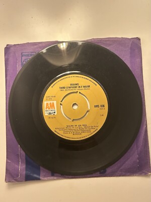 Brahms - Third Symphony in F Major/ Mozart - Symphony No. 40 7'' Inch Single