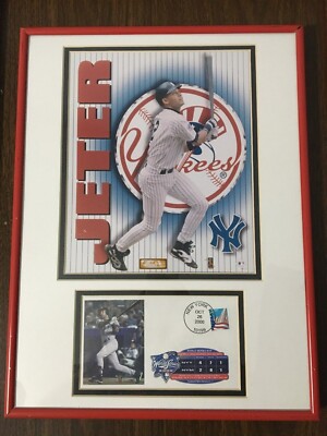 Derek Jeter NYC USPS Celebrates Yankees 2000 WS Champions Jeter MVP Postmark 