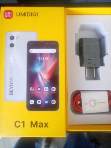 UMIDIGI C1&G1 Max 6GB+128GB Smartphone5150mAh Unisoc T610 Octa-Core 50MP Camera - Afbeelding 1 van 3