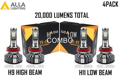 Alla Lighting LED High Low Beam Headlight Bulb Light for CHEVROLET,Xenon White