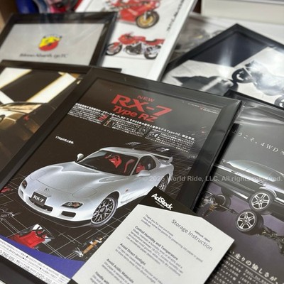 90's Vintage Mitsubishi Lancer Evolution 4 Ad Poster mk4 E-CN9A