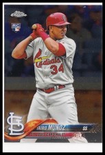 Yairo Munoz 2018 Topps Chrome Update Rookie Card!!. rookie card picture