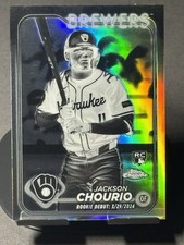 2024 Topps Chrome Update Series - Rookie Debut Jackson Chourio #USC30...