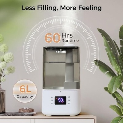 BOXING Ultrasonic Warm and Cool Mist Humidifier HU-802 Series Used