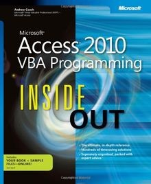Microsoft(R) Access(R) 2010 VBA Programming Inside ... | Buch | Zustand sehr gut