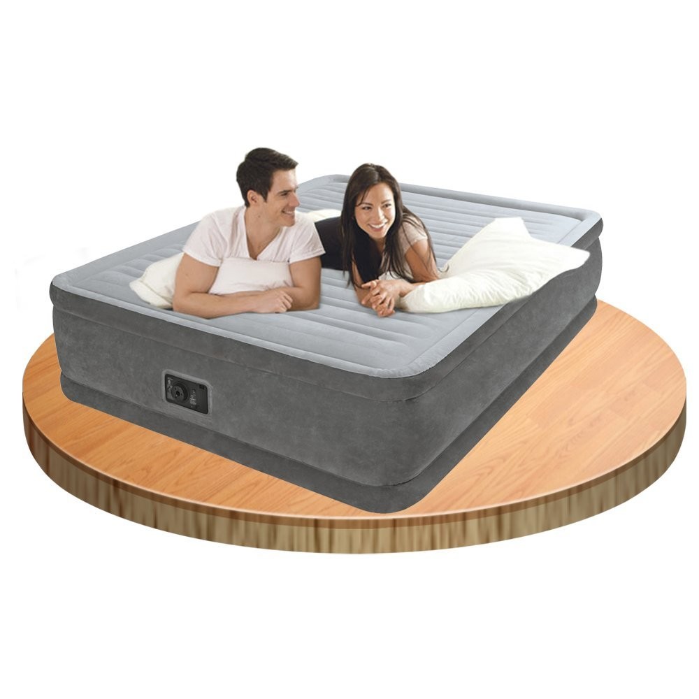 INTEX 64414 Colchón Inflable Matrimonial Con Bomba DURA-DEAM