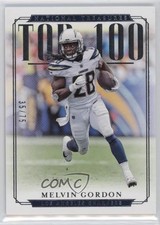 2018 Panini National Treasures Top 100 Collection 35/75 Melvin Gordon III v9t