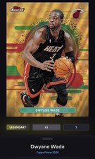 *DIGITAL* Dwyane Wade Topps Finest 1/1 Superfractor LEGENDARY Topps NBA Collect
