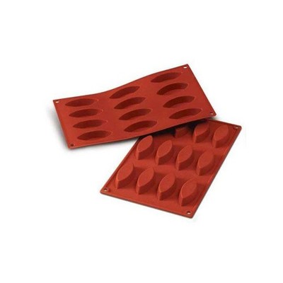 SILIKOMART Schimmel Papier-Boote 12 Hohlraum 7X3cm CLASSIC Terrakotta Silikon