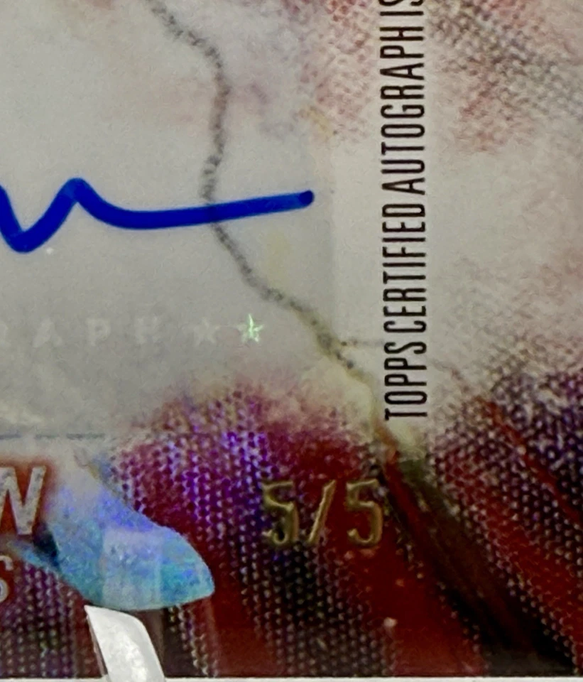 🔥2025 Topps Havoc Marks George Gervin Auto 5/5 SSP Spurs Salón de la Fama Leyenda🔥 Foto 3 de 4