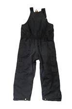 C.W. Hart Brown Insulated Canvas Overalls Workwear Youth Kids Boys XS