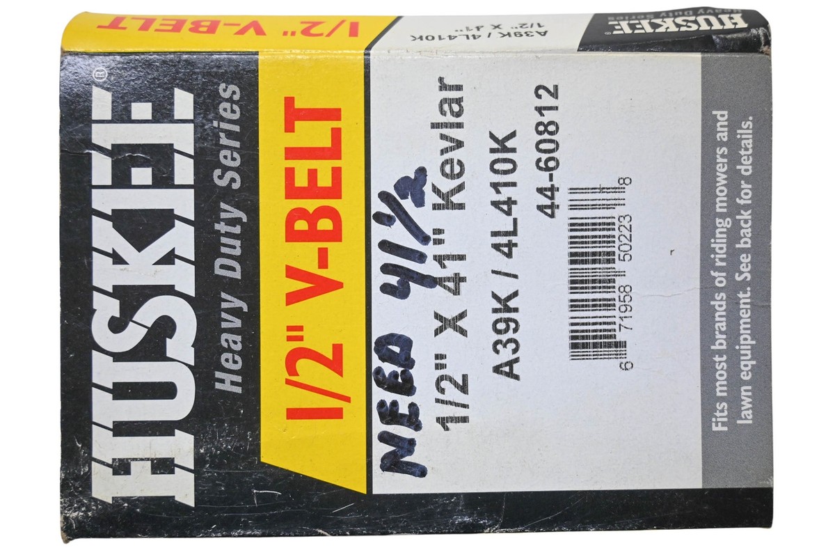 Huskee A39K, 4L410K, 44-60812 1/2 Huskee A39K, 4L410K, 44-60812 1/2