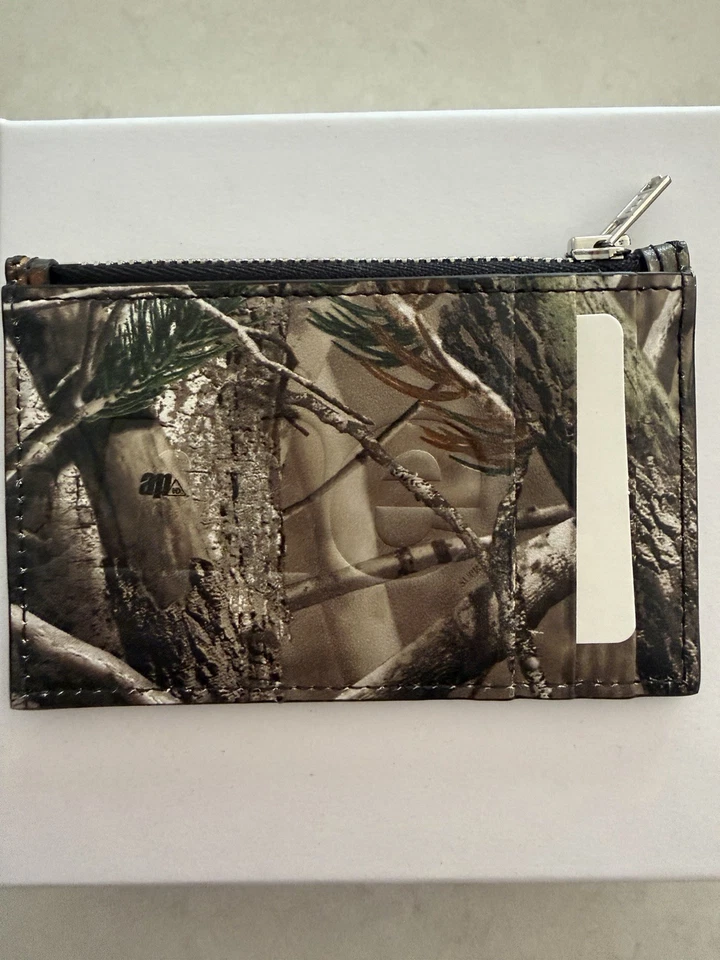Supreme FW25 Leather Zip Card Holder Realtree AP Camo Logo New IN HAND - Image 3 of 4