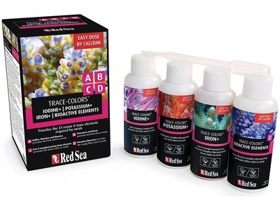 Red Sea - Trace Colors 4er Pack A B C D Korallenfarben 4x100 ml