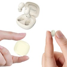 Small Invisible Mini Earbuds Hidden Wireless Bluetooth for Small Ears Tiny Di...